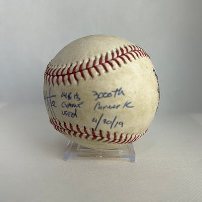 CC Sabaithia Autographed MLB Game Used From 3000K Game 04/30/19
