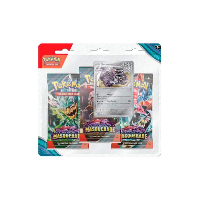 Pokemon Scarlet & Violet Twilight Masquerade 3-Pack Blister Pack