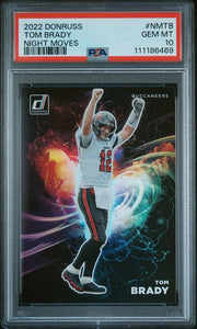 Tom Brady 2022 Panini Donruss Night Moves PSA 10