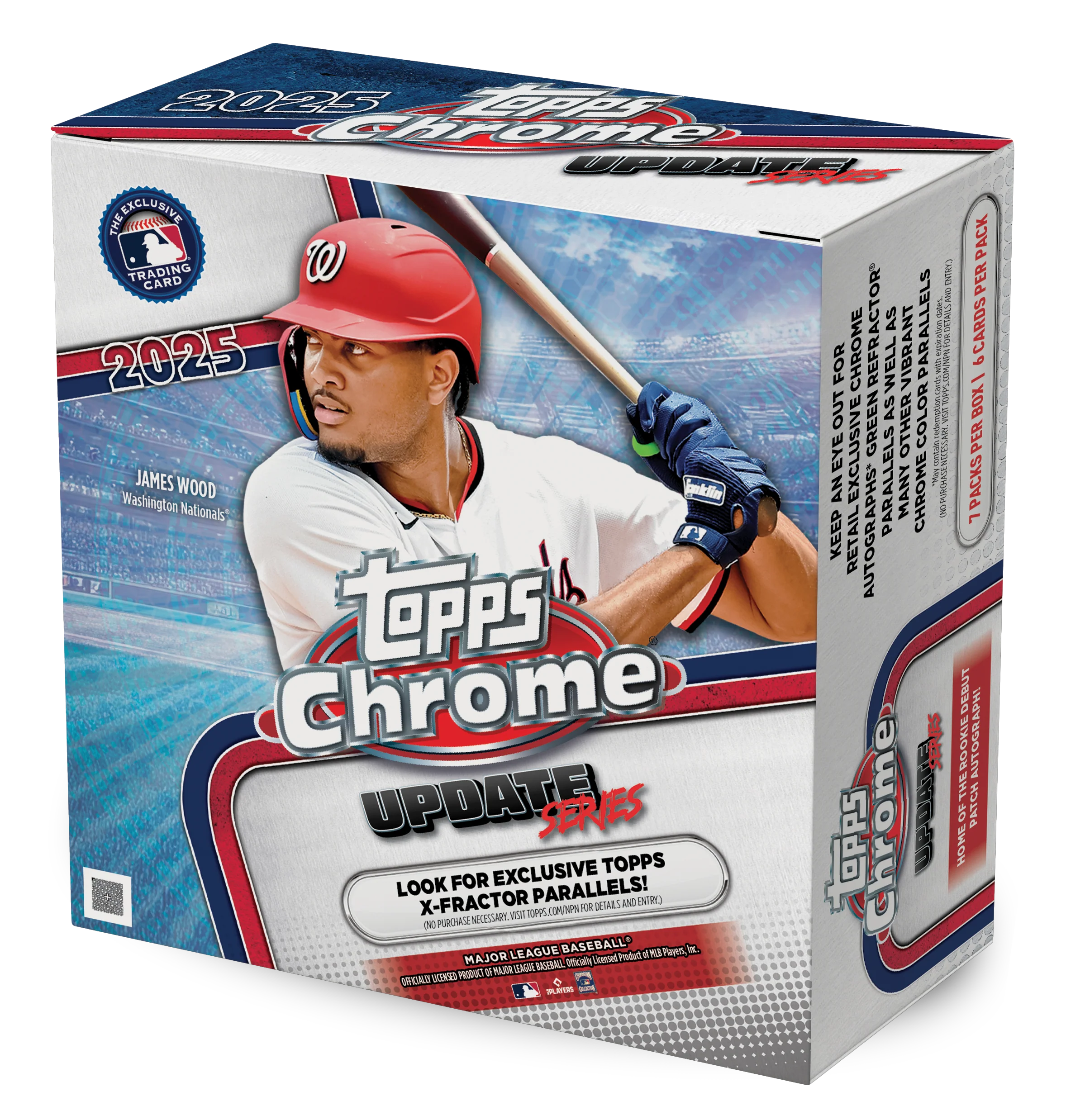 2025 Topps Chrome Update Series Baseball Mega 20 Box Case