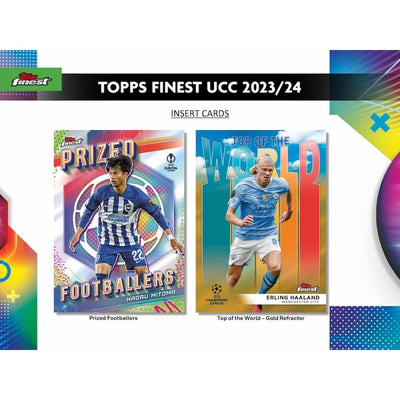 2023-24 Topps Finest UEFA Club Competitions Soccer Hobby Box