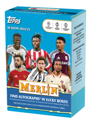 2024-25 Topps UEFA Club Competitions Merlin Chrome Soccer Blaster Box