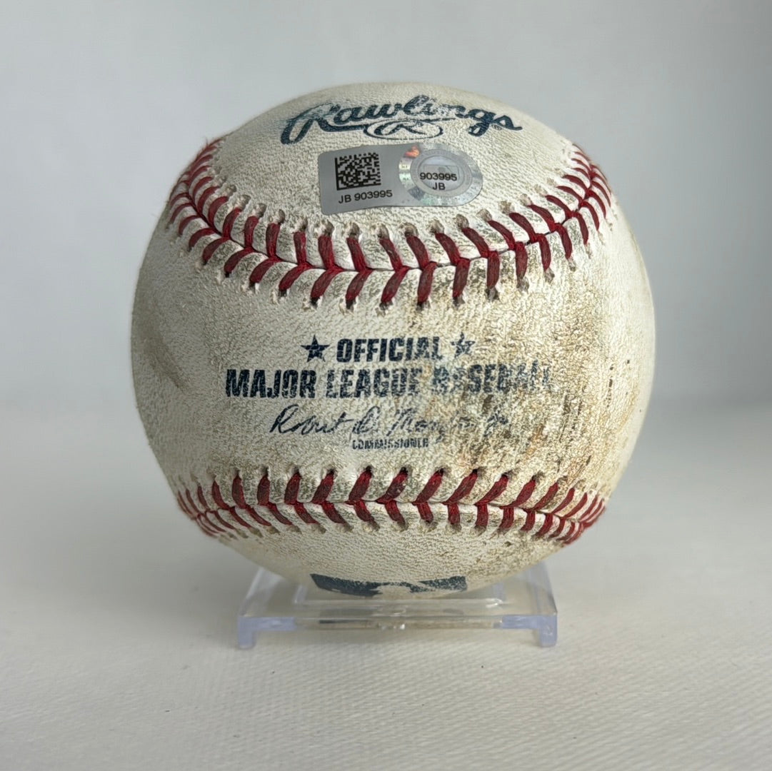 Bryce Harper MLB Game Used Single Career Hit 811 RBI 445 05/02/18