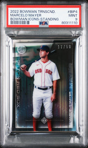 Marcelo Mayer 2022 Bowman Transcendent Collection Bowman Icons /50 Standing PSA 9