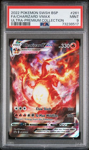 Charizard Vmax Pokémon Sword & Shield Black Star Promo #SWSH261 PSA 9