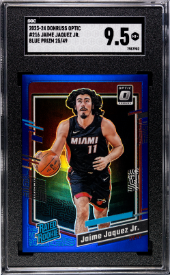 Jaime Jaquez Jr. 2023 Panini Donruss Optic Blue Rated Rookie #'d 25/49 SGC 9.5