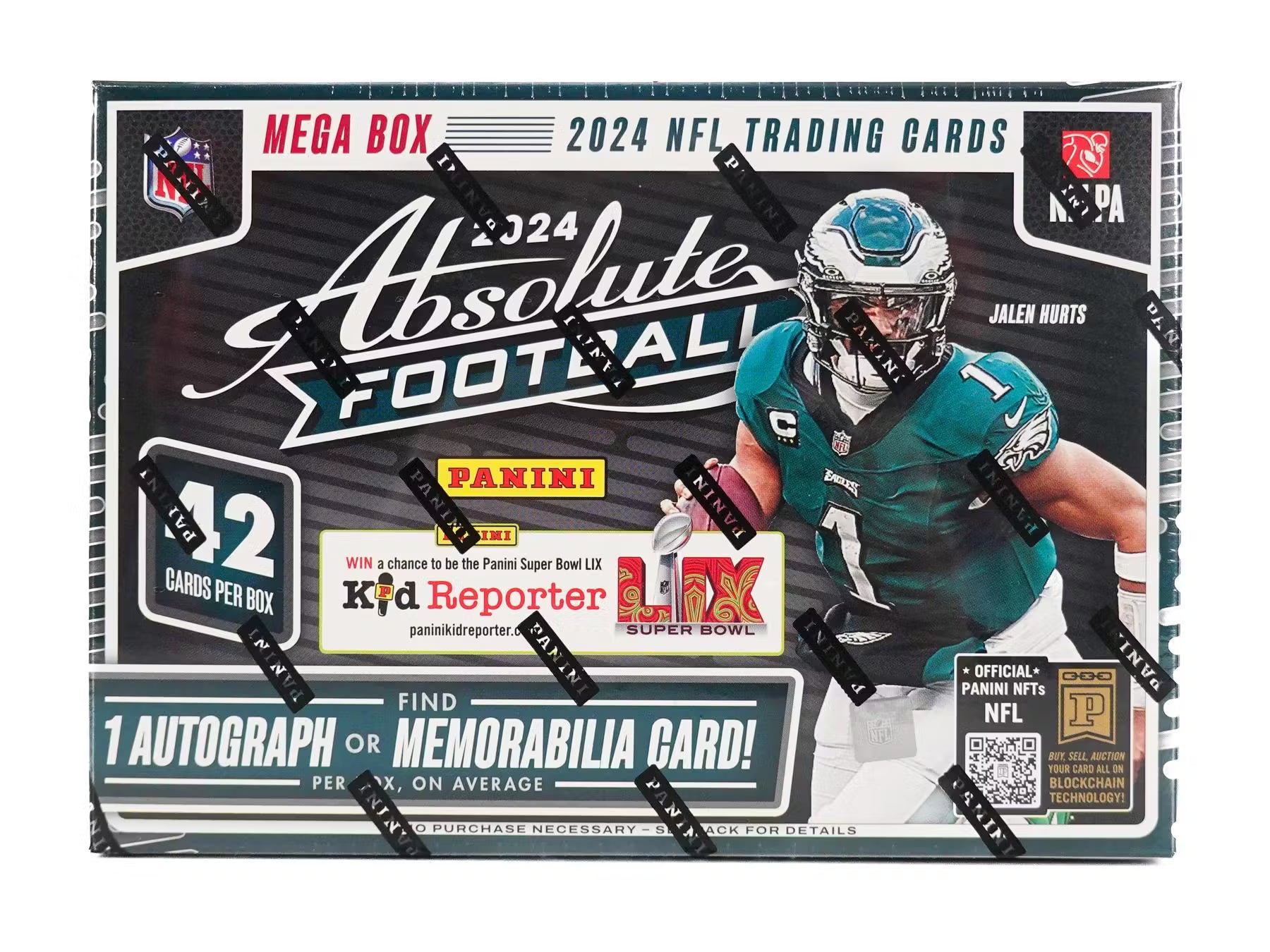 2024 Panini Absolute Football Hobby Mega Box (Teal Parallels)
