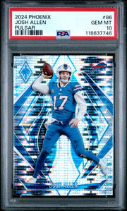 Josh Allen 2024 Panini Phoenix Pulsar PSA 10