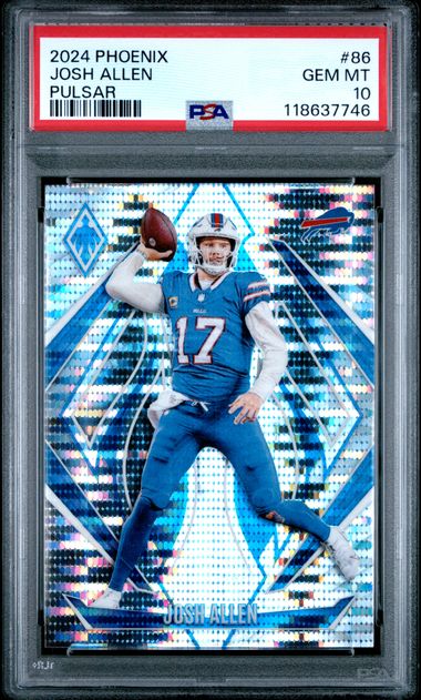 Josh Allen 2024 Panini Phoenix Pulsar PSA 10