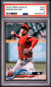 Shohei Ohtani 2018 Topps Update Rookie Card #US1 PSA 9