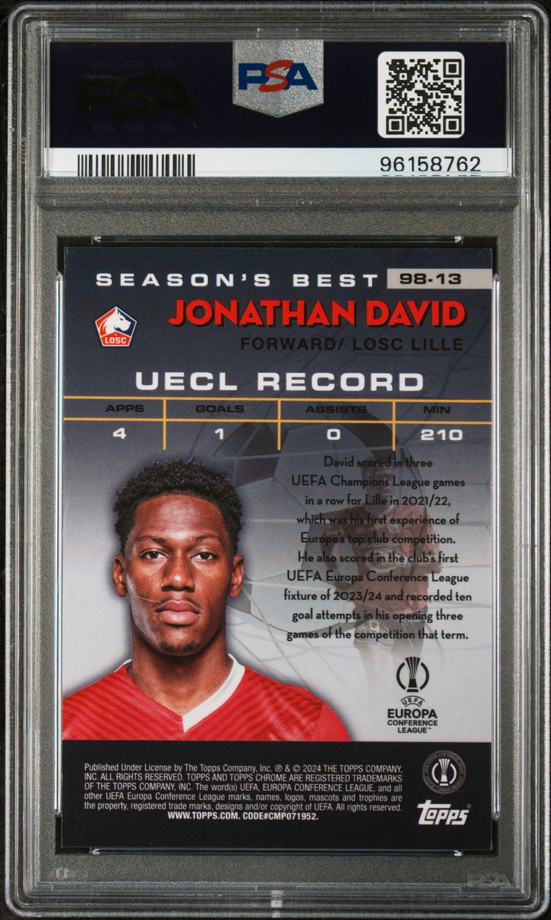 Jonathan David 2023-24 Topps Chrome UEFA &