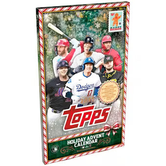2025 Topps Holiday Baseball Advent Calendar Box