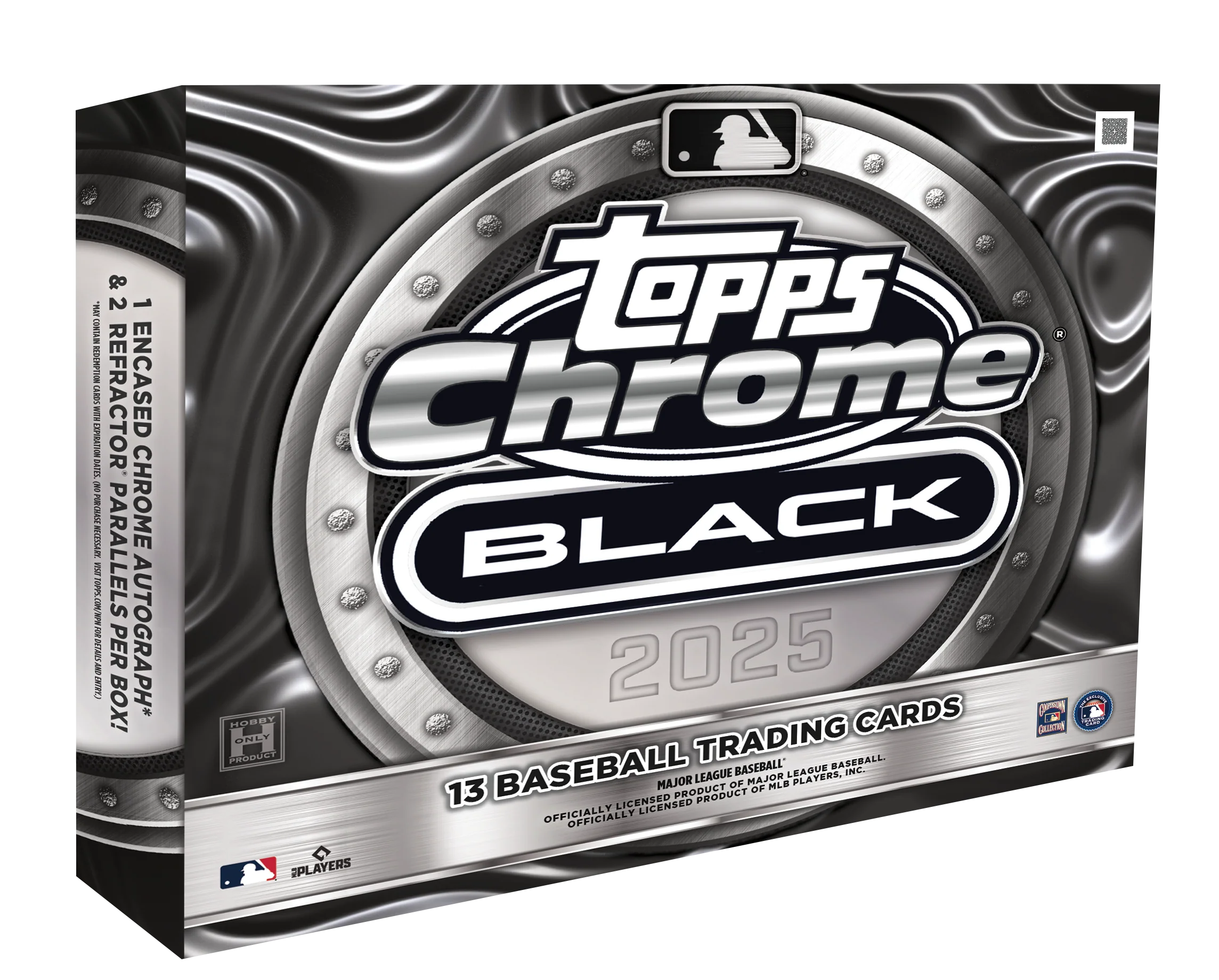 2025 Topps Chrome Black Baseball Hobby 12 Box Case
