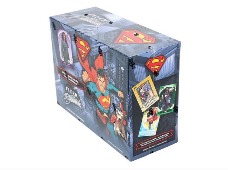 2025 Upper Deck Fleer Brilliants Superman Mega 20 Box Case