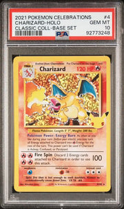 Charizard Pokémon Celebrations Classic Collection Base Set #4/102 PSA 10