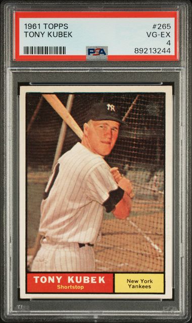 Tony Kubek 1961 Topps #265 PSA 4