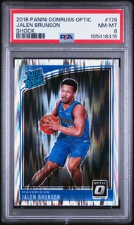 Jalen Brunson 2018 Panini Optic Shock PSA 8