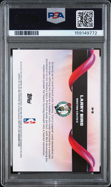 Larry Bird 2025-26 Topps Chrome Helix PSA 10