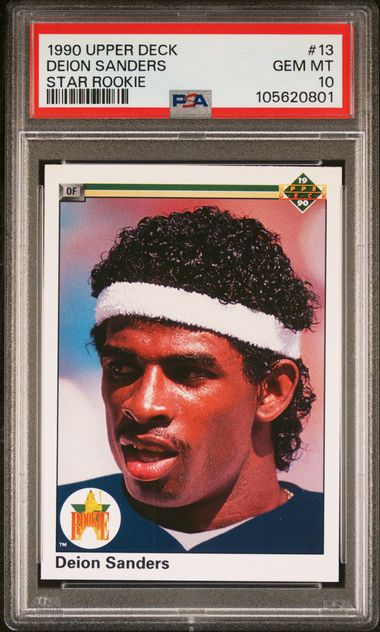 Deion Sanders 1990 Upper Deck Star Rookie #13 PSA 10
