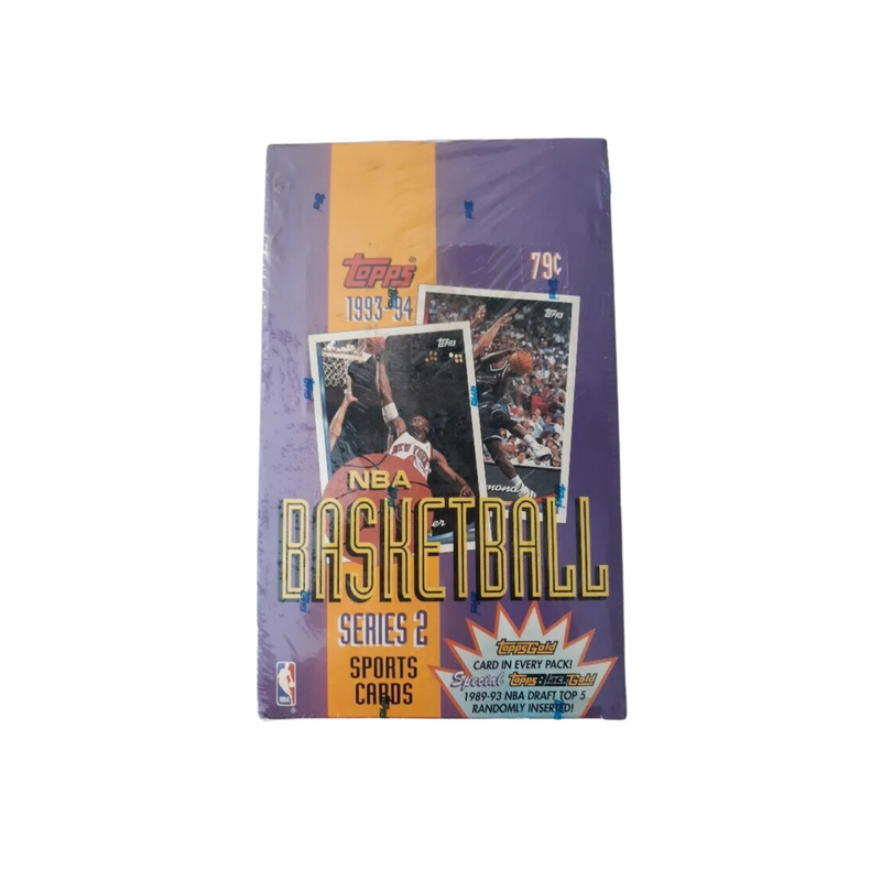 1993-94 Topps Series 2 Basketball Hobby Box