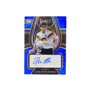Karl-Heinz Riedle Blue Pulsar Prizm Auto 2022-23 Panini Select FIFA