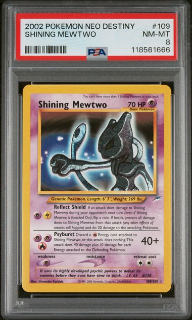 Shining Mewtwo 2002 Pokemon Neo Destiny 