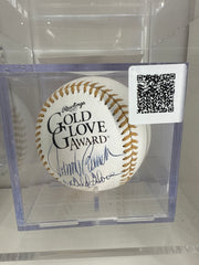 Johnny Bench Autograph Baseball "10x Gold Glove" Inscription Fanatics COA