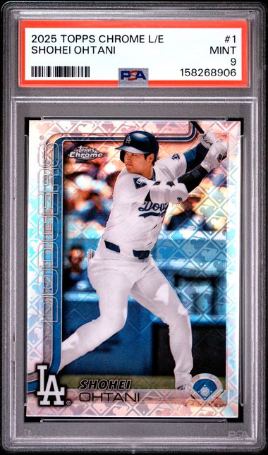 Shohei Ohtani 2026 Topps Chrome Logofractor Edition PSA 9
