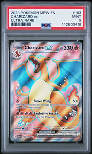 Charizard ex Pokemon 151 Ultra rare #183/165 PSA 9
