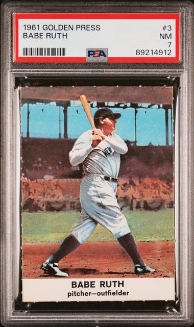 Babe Ruth 1961 Golden Press 