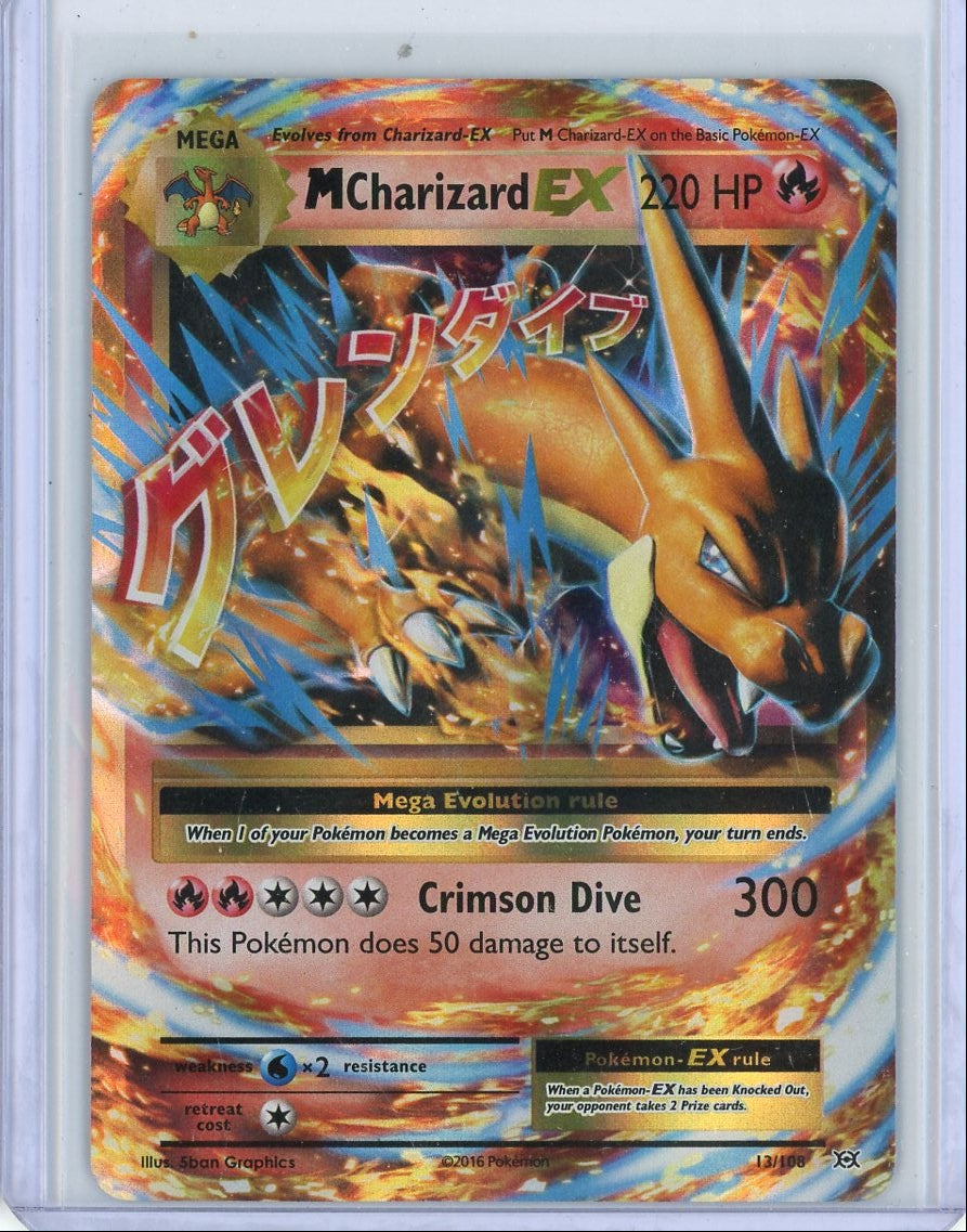 Mega Charizard EX Pokémon XY Evolutions Ultra-Rare #13/108