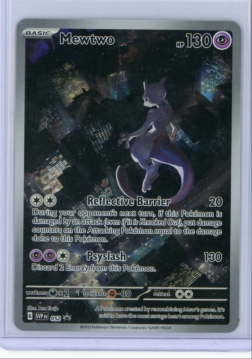 Mewtwo Pokémon 151 Black Star Promo #052