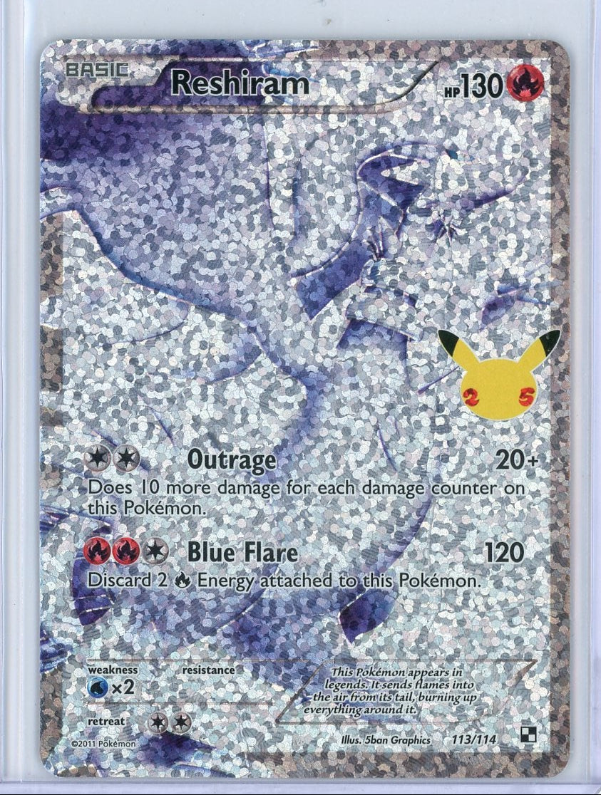 Reshiram Pokémon Celebrations Classic Collection #113/114