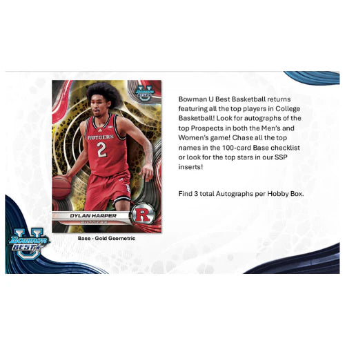 2024-25 Bowman University Best Basketball Delight 10 Box Case