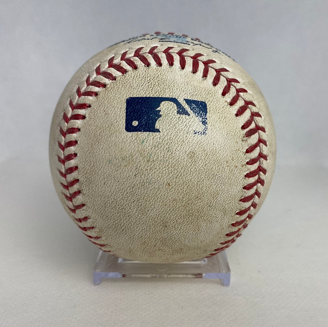 Bryce Harper MLB Game Used Single Career Hit 628 08/25/16