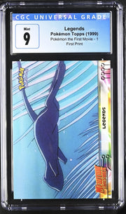 Legends Pokémon 1999 Topps The First Movie First Print CGC 9