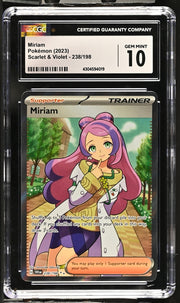 Miriam Pokémon Scarlet & Violet Base Set Ultra Rare #238/298 CGC 10