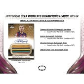 2023-24 Topps Chrome UEFA Women's Champions League Soccer Hobby Box