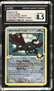Skarmory FB Pokémon Supreme Victors Cross Holo Pokémon League #83/147 CGC 8.5