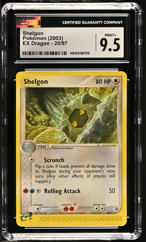 Shelgon 2003 Pokemon EX Dragon rare non holo 