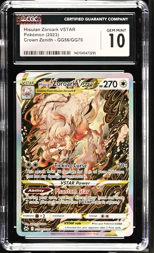 Hisuian Zoroark Vstar Pokémon Crown Zenith Galarian Gallery 