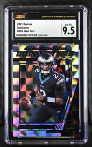 Jalen Hurts 2021 Panini Donruss Dominators CSG 10