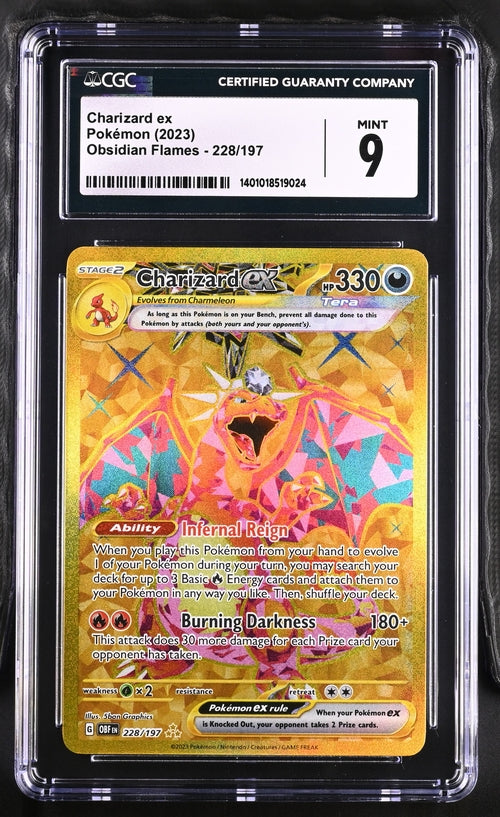 Charizard ex Pokémon Obsidian Flames Gold Hyper Rare 