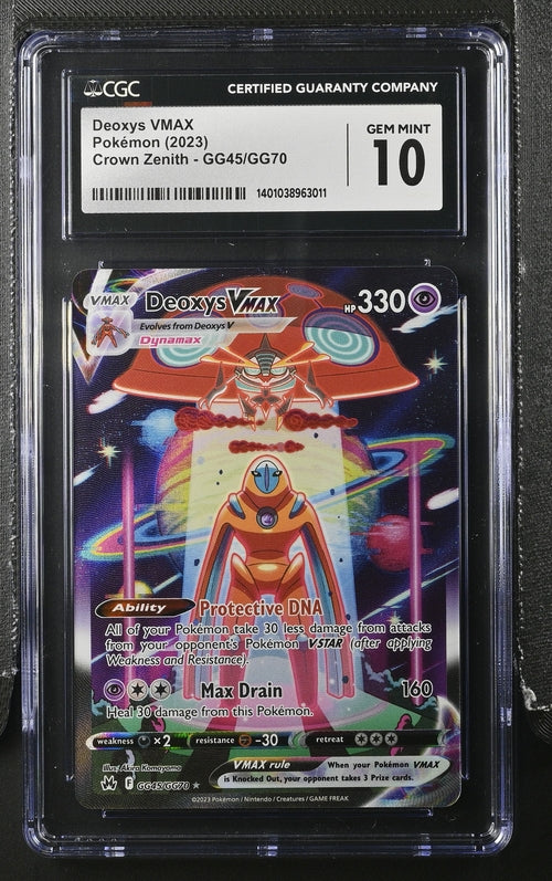 Deoxys VMAX Pokémon Sword & Shield Crown Zenith 