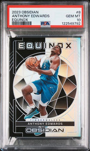 Anthony Edwards 2023 Panini Obsidian Equinox #'d 41/99 PSA 10
