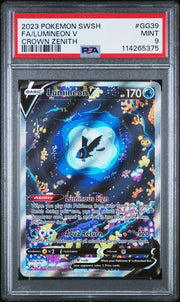Lumineon V Pokémon Crown Zenith Galarian Gallery #GG39/GG70 PSA 9