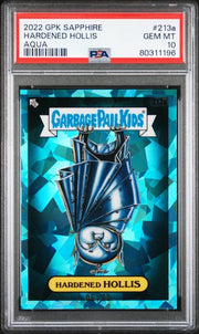 Hardened Hollis 2022 GPK Sapphire Aqua #'d 6/20 PSA 10