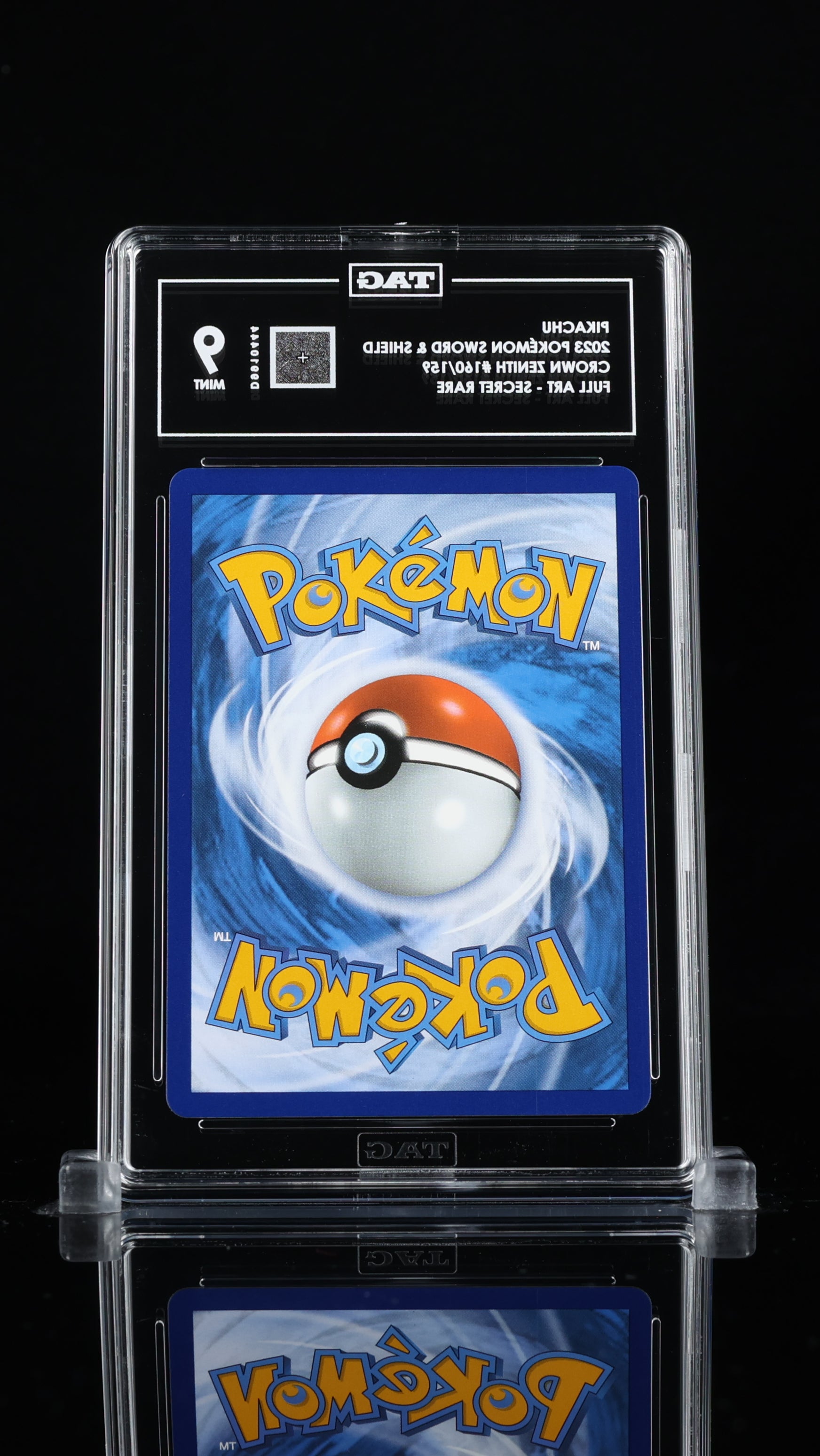 Pikachu Pokémon Crown Zenith Secret Rare #160/159 TAG 9