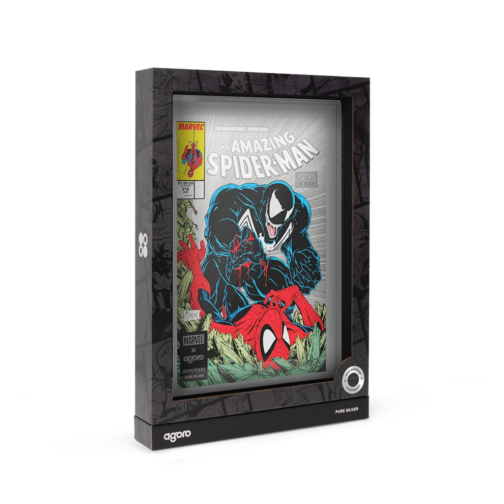 Agoro The Amazing Spiderman: Venom Unleashed 1oz Silver Foil