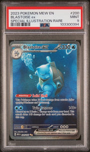 Blastoise Pokémon 151 Special Illustration Rare #200/165 PSA 9